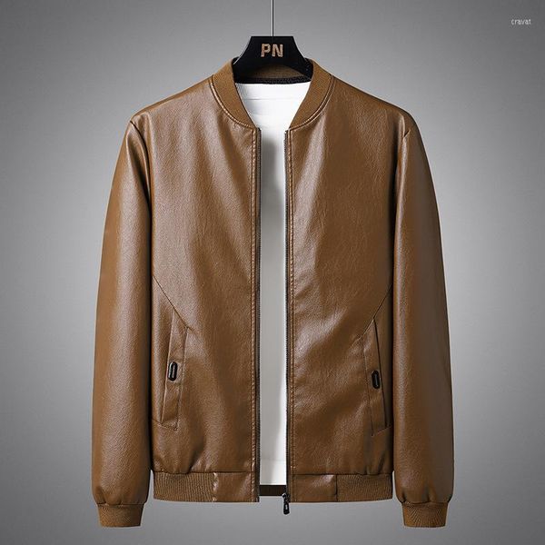 men's jackets men brown jacket autumn and winter leather 2022 korean fashion clothes plus size fur coat, Black;brown
men's jackets men brown jacket autumn and winter leather 2022 korean fashion clothes plus size fur coat, Black;brown