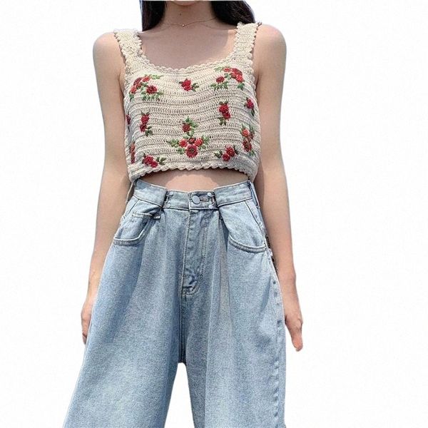 women's blouses & shirts alien kitty korean style cropped 2021 summer blouses women crochet floral embroidery sleeveless knit camisas, White
women's blouses & shirts alien kitty korean style cropped 2021 summer blouses women crochet floral embroidery sleeveless knit camisas, White