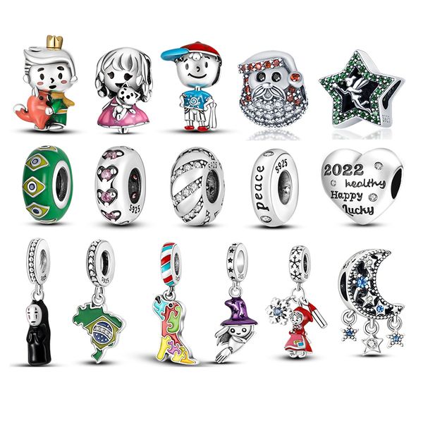 925 silver charm bead fit pandora charms bracelet color faceless man prince little girl charmes ciondoli diy fine beads jewelry, Bronze;silver
925 silver charm bead fit pandora charms bracelet color faceless man prince little girl charmes ciondoli diy fine beads jewelry, Bronze;silver