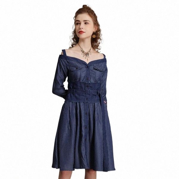 casual dresses casual dresses women slash nech strap stripe slim fit belt denim dress ladies vintage fashion streetwear lightweight breathab, Black;gray
casual dresses casual dresses women slash nech strap stripe slim fit belt denim dress ladies vintage fashion streetwear lightweight breathab, Black;gray