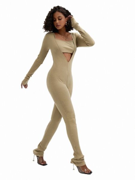two piece dress x auralite deep v neck ribbed knit unitard jumpsuit & cami n5dy#, White
two piece dress x auralite deep v neck ribbed knit unitard jumpsuit & cami n5dy#, White