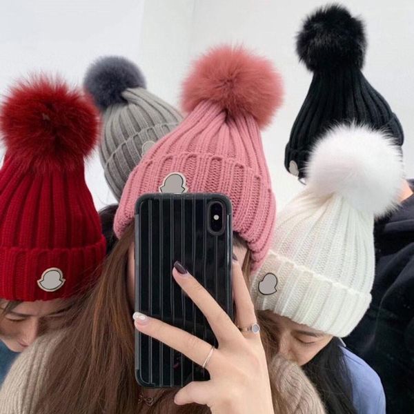 

Beanie Skull Caps Knitted Hat Designer for Man Woman Winter Hats 6 Colors Top Quality, C1