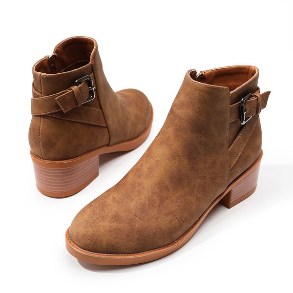 chelsea boots fashion lady shoes boots leather work hunting booties for women 2022 buckle winter martin zipper thick medium heel, Black
chelsea boots fashion lady shoes boots leather work hunting booties for women 2022 buckle winter martin zipper thick medium heel, Black