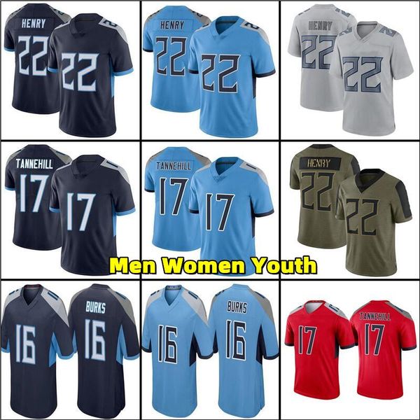 16 treylon burks ryan tannehill football 22 derrick henry jersey taylor lewan steve mcnair kevin mens womens kids, Black;red
16 treylon burks ryan tannehill football 22 derrick henry jersey taylor lewan steve mcnair kevin mens womens kids, Black;red