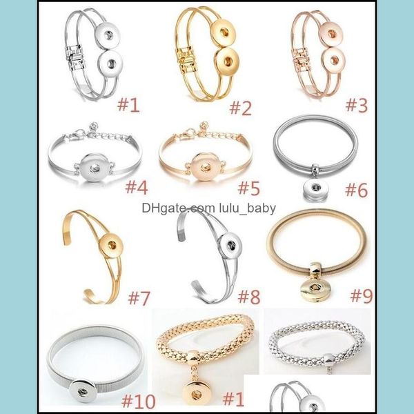 charm bracelets noosa sier gold plated snap button bracelet 18mm buttons charm bangles diy jewelry drop delivery 2021 bracelets dhsell dhktn, Golden;silver
charm bracelets noosa sier gold plated snap button bracelet 18mm buttons charm bangles diy jewelry drop delivery 2021 bracelets dhsell dhktn, Golden;silver