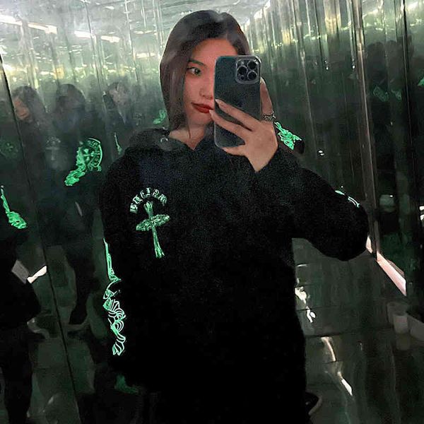 hoodies hoodies ch fashion brand fucroin sanskrit horseshoe luminous cross hoodie men ins round neck long sleeve tshirt women, Black
hoodies hoodies ch fashion brand fucroin sanskrit horseshoe luminous cross hoodie men ins round neck long sleeve tshirt women, Black