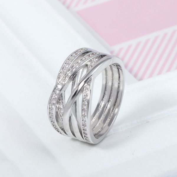 sparkling polished lines ring set women mens 925 sterling silver wedding jewelry for pandora rose gold engagement gift rings with original b, Slivery;golden
sparkling polished lines ring set women mens 925 sterling silver wedding jewelry for pandora rose gold engagement gift rings with original b, Slivery;golden
