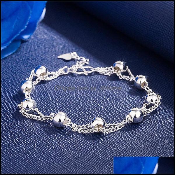 link chain sier bracelet for women jewelry girl gifts glossy bead beach party cute beads ball mtilayer chains bracelets drop yydhhome dhjhv, Black
link chain sier bracelet for women jewelry girl gifts glossy bead beach party cute beads ball mtilayer chains bracelets drop yydhhome dhjhv, Black