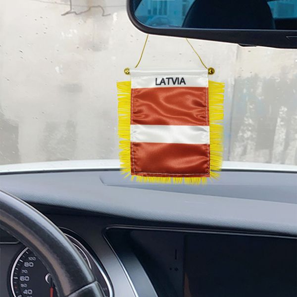 10x15 cm latvia fringy window hanging flag double sided mini hanging flags with suction cup for home office door decor
10x15 cm latvia fringy window hanging flag double sided mini hanging flags with suction cup for home office door decor