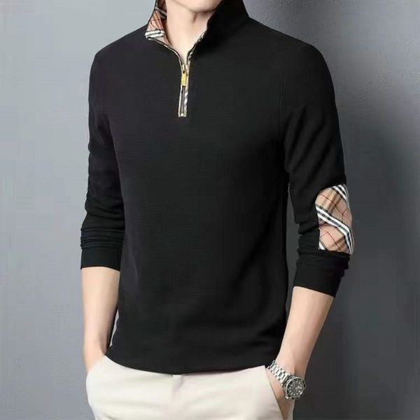 burb polo shirt men sweatshirt zip hoodie stand collar long sleeve tshirt designer sweater, White;black
burb polo shirt men sweatshirt zip hoodie stand collar long sleeve tshirt designer sweater, White;black