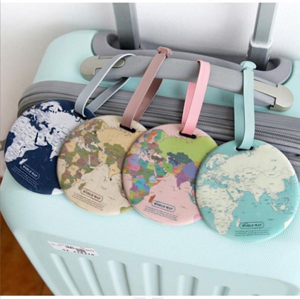 map luggage tag women travel accessories pvc suitcase id address holder baggage boarding tags, Black
map luggage tag women travel accessories pvc suitcase id address holder baggage boarding tags, Black