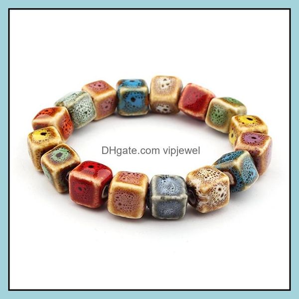 beaded strands ceramic bracelet beads volcanic stone bohemian glaze chakra bracelets drop delivery 2021 jewelry vipjewel dh7qj, Black
beaded strands ceramic bracelet beads volcanic stone bohemian glaze chakra bracelets drop delivery 2021 jewelry vipjewel dh7qj, Black
