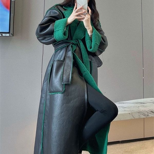 women's wool blends ucxq women notched double breasted casual coat long sleeve loose fit fashion autumn 23lp860 220830, Black
women's wool blends ucxq women notched double breasted casual coat long sleeve loose fit fashion autumn 23lp860 220830, Black