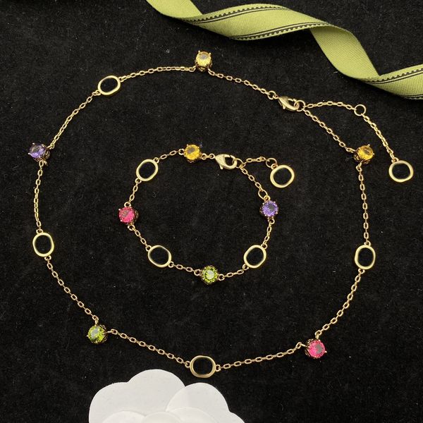 set fashion necklace bracelet designer stainless steel luxury jewelry ladies brand2, Black
set fashion necklace bracelet designer stainless steel luxury jewelry ladies brand2, Black