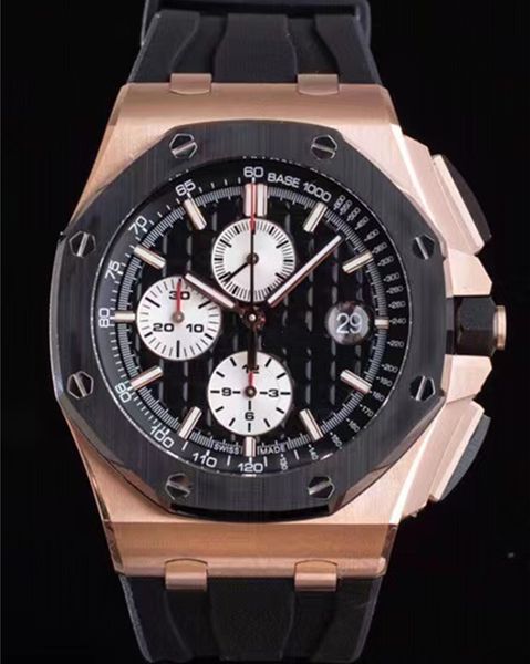 26400 montre de luxe men watches 3126 automatic timing machinery movement watches rubber strap double-sided sapphire lens /0008, Slivery;brown
26400 montre de luxe men watches 3126 automatic timing machinery movement watches rubber strap double-sided sapphire lens /0008, Slivery;brown
