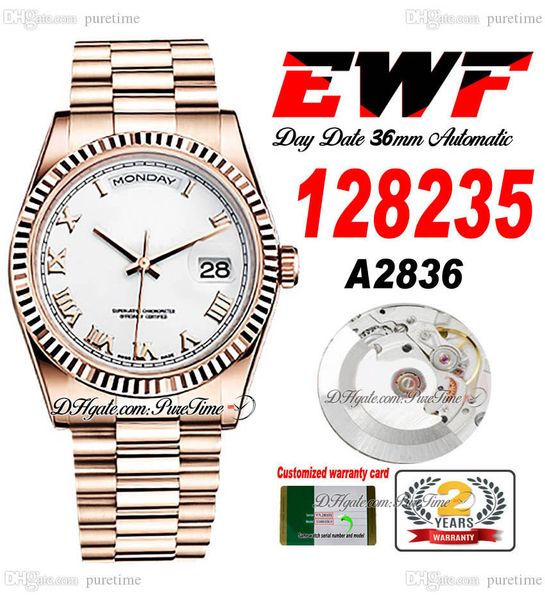 ewf day date 128235 a2836 automatic watch mens ladies 36mm 18k rose gold white roman dial presidential bracelet same serial card super editi, Slivery;brown
ewf day date 128235 a2836 automatic watch mens ladies 36mm 18k rose gold white roman dial presidential bracelet same serial card super editi, Slivery;brown