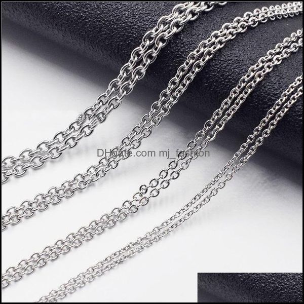 chains sier stainless steel chain necklace wholesal 1.5mm 2mm m o chains fit diy pendant jewelry making bk drop delivery dhseller2010 dhjoa, Silver
chains sier stainless steel chain necklace wholesal 1.5mm 2mm m o chains fit diy pendant jewelry making bk drop delivery dhseller2010 dhjoa, Silver