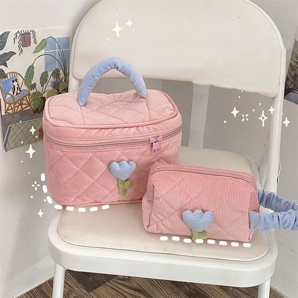 cosmetic bags cases hylhexyr womens tulip flowers pouch ins large capacity travel bag corduroy zipper toiletry portable storage box 220831
cosmetic bags cases hylhexyr womens tulip flowers pouch ins large capacity travel bag corduroy zipper toiletry portable storage box 220831