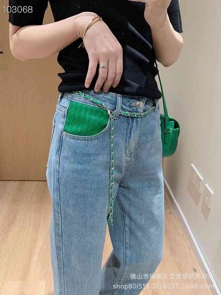 pant bv's man's designer pants bottega ven bv braided green leather brand with waist chain and color contrast small crowd design j, Black
pant bv's man's designer pants bottega ven bv braided green leather brand with waist chain and color contrast small crowd design j, Black