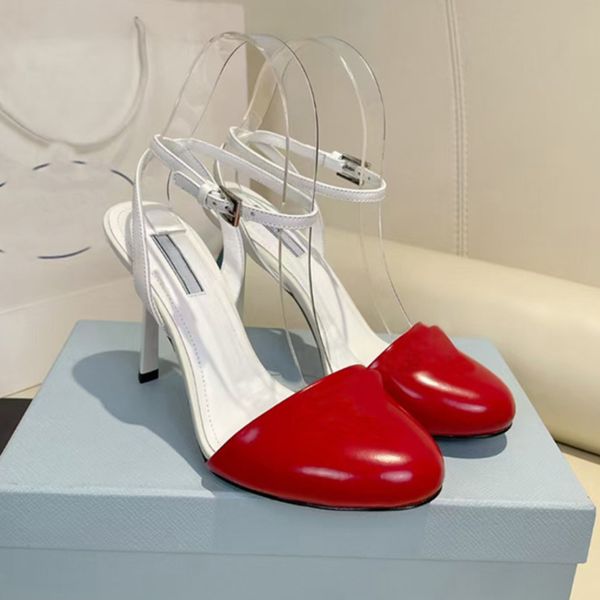 designers women high heel sandals open edge fashion round head slides 100% leather party wedding dress shoes 9.5cm size 35-40 with box no409, Black
designers women high heel sandals open edge fashion round head slides 100% leather party wedding dress shoes 9.5cm size 35-40 with box no409, Black