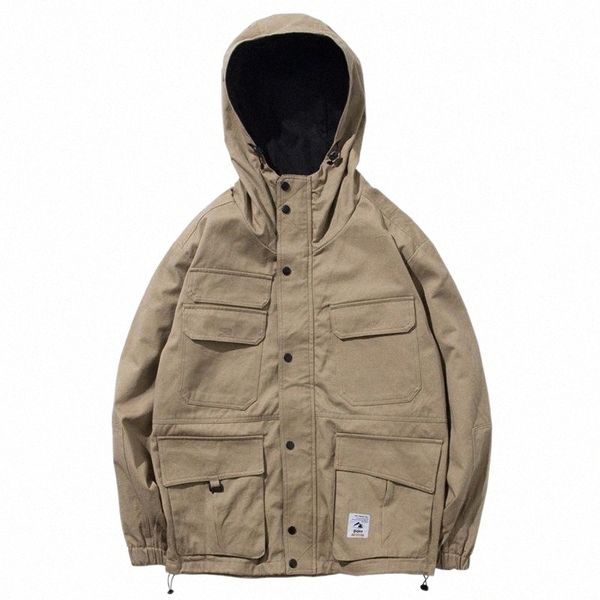men's jackets men's jackets khaki cargo coats streetwear tactical function pullover harajuku multi-pocket hoody windbreaker spring, Black;brown
men's jackets men's jackets khaki cargo coats streetwear tactical function pullover harajuku multi-pocket hoody windbreaker spring, Black;brown