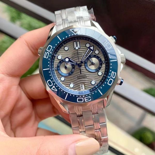 44mm mens quartz chronograph watch black blue ceramic stainless steel luminous rubber rose gold94541329748, Slivery;brown
44mm mens quartz chronograph watch black blue ceramic stainless steel luminous rubber rose gold94541329748, Slivery;brown