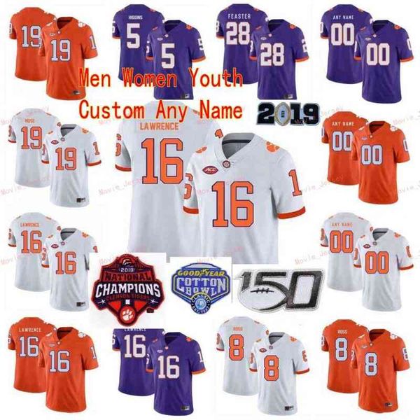 american college football wear stitched custom 8 justyn ross 9 travis etienne jr. 90 dexter lawrence ii 99 clelin ferrell clemson tigers col, Black
american college football wear stitched custom 8 justyn ross 9 travis etienne jr. 90 dexter lawrence ii 99 clelin ferrell clemson tigers col, Black