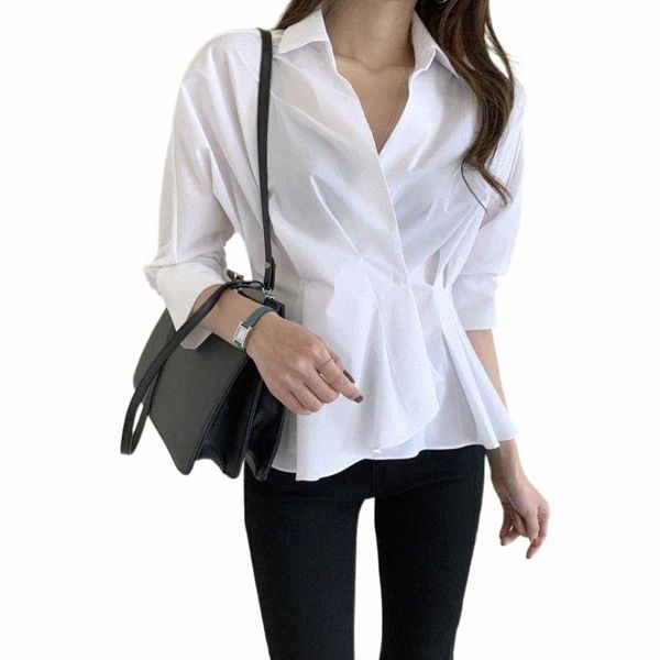 women's blouses & shirts women's blouses & shirts office lady minimalist loose solid basic shirt women 2021 autumn work wear lapel, White
women's blouses & shirts women's blouses & shirts office lady minimalist loose solid basic shirt women 2021 autumn work wear lapel, White