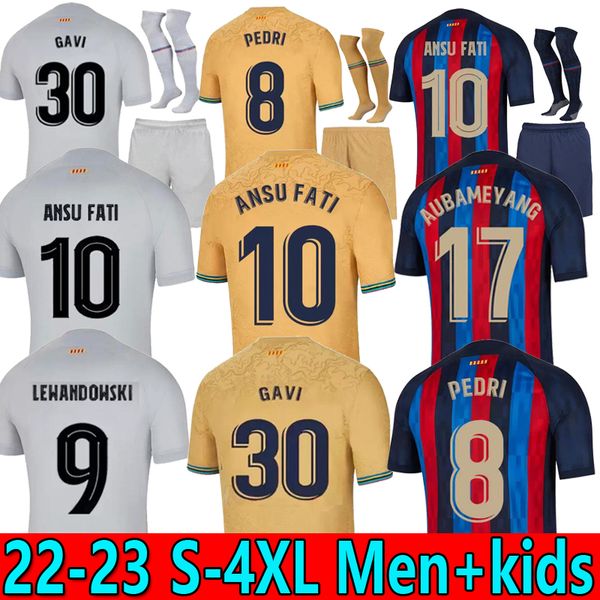 s-4xl 2022 2023 lewandowski pedri soccer jersey gavi memphis adama auba ferran 23 22 ansu davi dest araujo shirt men kids, Black;yellow
s-4xl 2022 2023 lewandowski pedri soccer jersey gavi memphis adama auba ferran 23 22 ansu davi dest araujo shirt men kids, Black;yellow