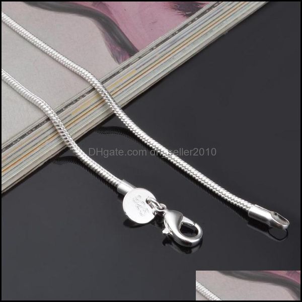 chains 2mm 925 sterling sier snake chain necklace 16 18 20 22 24 inch chains designer jewelry wholesale factory price 412 q2 drop del dhtg6, Silver
chains 2mm 925 sterling sier snake chain necklace 16 18 20 22 24 inch chains designer jewelry wholesale factory price 412 q2 drop del dhtg6, Silver