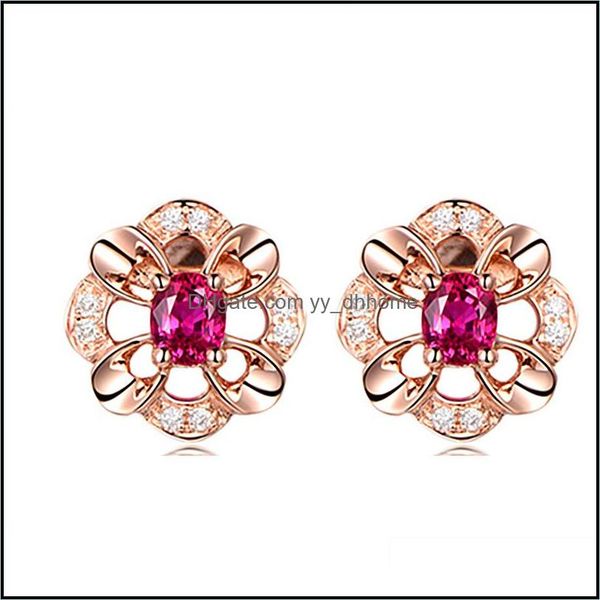 stud gold earrings sier jewelry accessories flower created ruby zircon gemstone stud for women wedding engagement earring dro yydhhome dhlv2, Golden;silver
stud gold earrings sier jewelry accessories flower created ruby zircon gemstone stud for women wedding engagement earring dro yydhhome dhlv2, Golden;silver