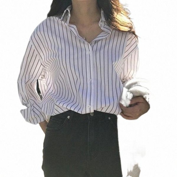 women's blouses & shirts women's blouses & shirts fashion basic striped shirt women 2021 minimalist plus size casual ol loose full, White
women's blouses & shirts women's blouses & shirts fashion basic striped shirt women 2021 minimalist plus size casual ol loose full, White