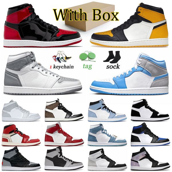 1 jumpman basketball shoes 1s yellow toe scarpe stealth stage haze outdoor women men trainers sneakers sports university blue mint denim che, White;red
1 jumpman basketball shoes 1s yellow toe scarpe stealth stage haze outdoor women men trainers sneakers sports university blue mint denim che, White;red
