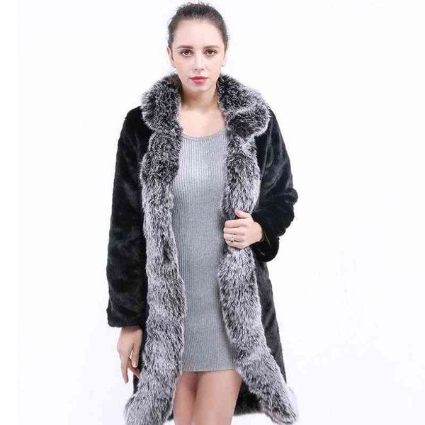 women's cape winter fashion new women faux fur coat thicken warm mink fur coats large fur collar long sleeve slim jacket outwear l1338, Black
women's cape winter fashion new women faux fur coat thicken warm mink fur coats large fur collar long sleeve slim jacket outwear l1338, Black