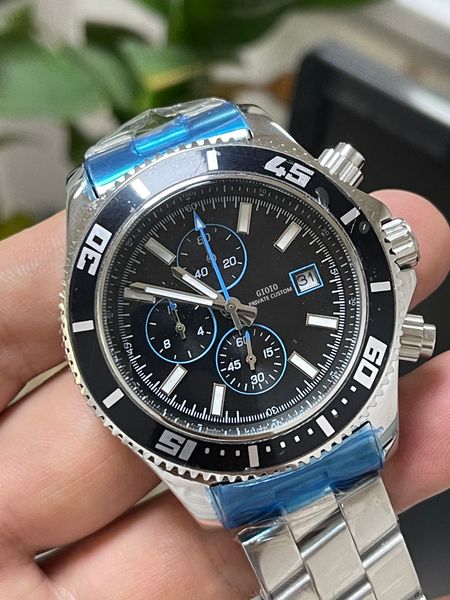 mens quartz chronograph watch black ceramic9858152125817633353484484859, Slivery;brown
mens quartz chronograph watch black ceramic9858152125817633353484484859, Slivery;brown
