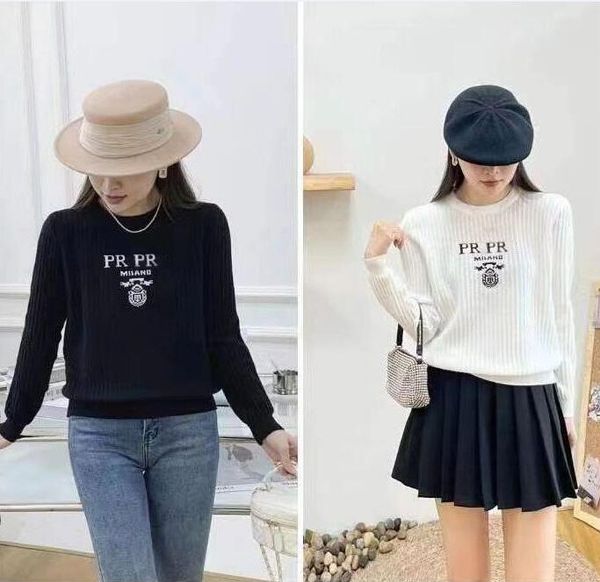 prad women's sweaters clothing designer luxury autumn/winter men's sweaters madam hoodie knit sweater round collar cashmere women, White;black
prad women's sweaters clothing designer luxury autumn/winter men's sweaters madam hoodie knit sweater round collar cashmere women, White;black