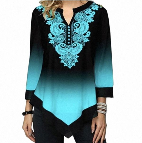 women's blouses & shirts shirt women spring summer blouse 3/4 sleeve casual printing female fashion plus size 5xl streetshirt women�, White
women's blouses & shirts shirt women spring summer blouse 3/4 sleeve casual printing female fashion plus size 5xl streetshirt women�, White
