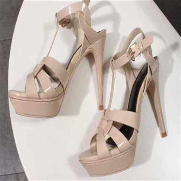 ute patent leather platform sandals stiletto high heel shoes 14 cm t-strap high heels sandals with box us102967, Black
ute patent leather platform sandals stiletto high heel shoes 14 cm t-strap high heels sandals with box us102967, Black