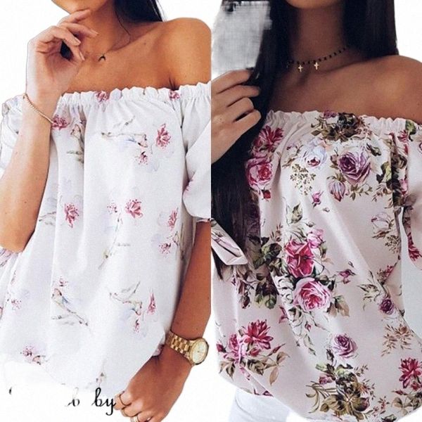 women's blouses & shirts women off shoulder elegant floral shirt casual blouse fashion summer long sleeve harajuku printed blusa femin, White
women's blouses & shirts women off shoulder elegant floral shirt casual blouse fashion summer long sleeve harajuku printed blusa femin, White