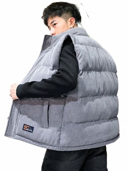 men' tank men' tank 2022 winter style cotton vest trend short sleeveless warmth stand-up collar lazy down jacket a829#, White;black
men' tank men' tank 2022 winter style cotton vest trend short sleeveless warmth stand-up collar lazy down jacket a829#, White;black