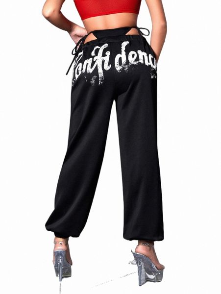 women's pants & capris sxy letter graphic cut out tie waist sweatpants s3v0#, Black;white
women's pants & capris sxy letter graphic cut out tie waist sweatpants s3v0#, Black;white