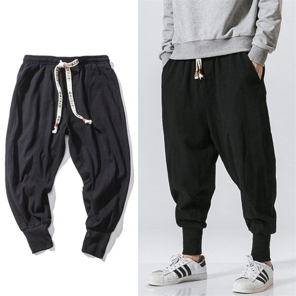 mens pants chinese style harem streetwear casual joggers cotton linen sweatpants anklelength trousers m5xl 220831, Black
mens pants chinese style harem streetwear casual joggers cotton linen sweatpants anklelength trousers m5xl 220831, Black