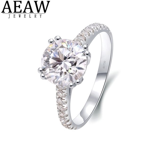 solitaire ring wedding rings 100% 14k white gold engagement for women round excellent solitaire with gemstone df color vvs1 test positive 22, Golden;silver
solitaire ring wedding rings 100% 14k white gold engagement for women round excellent solitaire with gemstone df color vvs1 test positive 22, Golden;silver