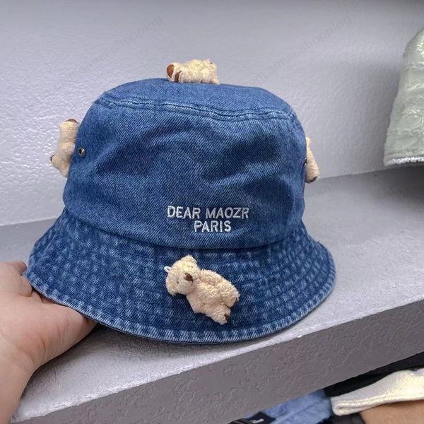 fashion small bear women bucket hat baseball caps beanie casquettes fisherman buckets hats summer sun visor good quality, Blue;gray
fashion small bear women bucket hat baseball caps beanie casquettes fisherman buckets hats summer sun visor good quality, Blue;gray