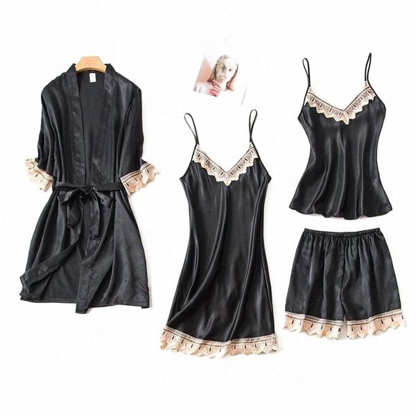 women's sleepwear women's sleepwear robe sets women satin dressing gown silk long nightgown home suit kimono bathrobes negligee pe, Black;red
women's sleepwear women's sleepwear robe sets women satin dressing gown silk long nightgown home suit kimono bathrobes negligee pe, Black;red