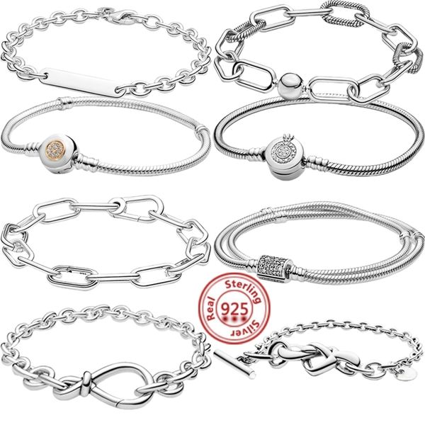 bangle 925 sterling silver basic snake chain me link knotted heart tbar bracelets fit original brand charm women diy bracelet jewelry 220831, Black
bangle 925 sterling silver basic snake chain me link knotted heart tbar bracelets fit original brand charm women diy bracelet jewelry 220831, Black