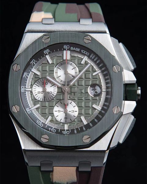 26400 montre de luxe men watches 3126 automatic timing machinery movement watches rubber strap double-sided sapphire lens /2007, Slivery;brown
26400 montre de luxe men watches 3126 automatic timing machinery movement watches rubber strap double-sided sapphire lens /2007, Slivery;brown