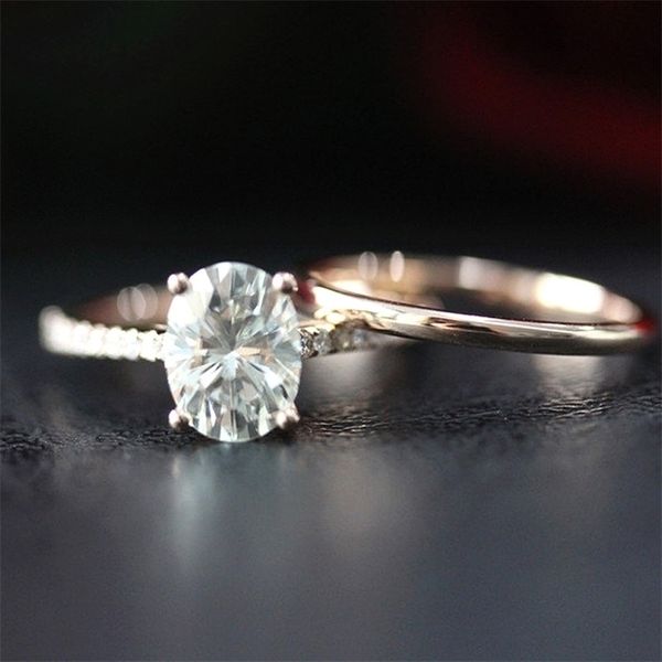 solitaire ring wedding rings 14k rose gold 6x8mm 15ct oval brilliant cut engagement band set for women 220829, Golden;silver
solitaire ring wedding rings 14k rose gold 6x8mm 15ct oval brilliant cut engagement band set for women 220829, Golden;silver