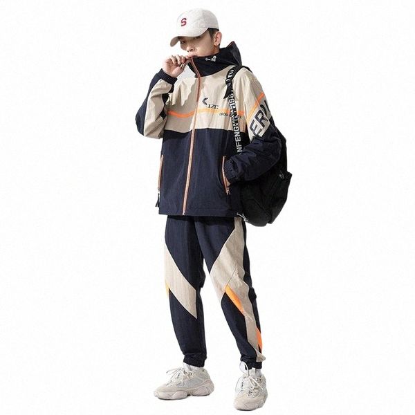 men's tracksuits men's tracksuits qiwn 2022 urban sports suit spring and autumn casual color matching u301#, Gray
men's tracksuits men's tracksuits qiwn 2022 urban sports suit spring and autumn casual color matching u301#, Gray