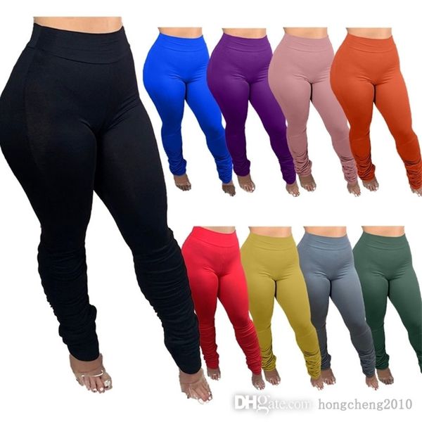 women pleated cotton leggings skinny high waist workout pants yoga outfits lady sweatpants, Black
women pleated cotton leggings skinny high waist workout pants yoga outfits lady sweatpants, Black